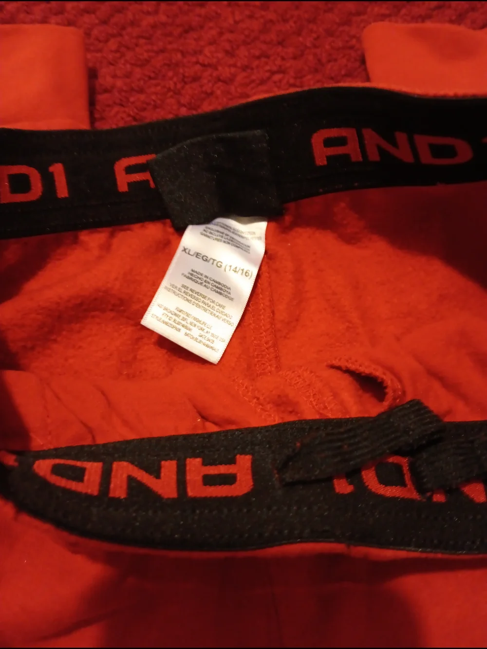 And1 vibrant orange